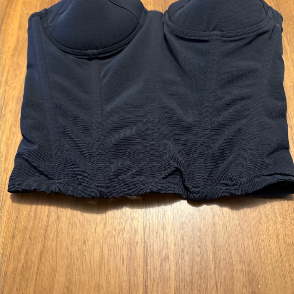 Black Women's Bustier Top